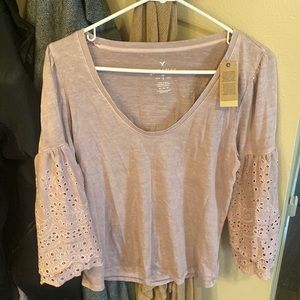 American Eagle purple soft and sexy top